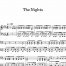 نت پیانو the night