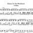 نت پیانو hymn for the weekend