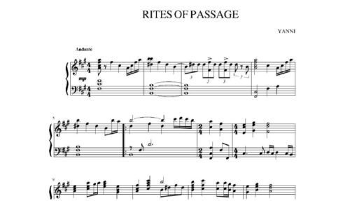 نت پیانو rites of passage