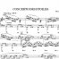 نت پیانو concerto dans etoiles