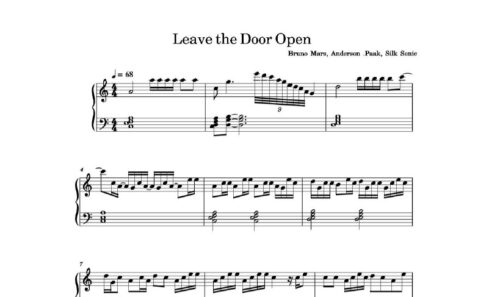 نت پیانو leave the door open