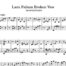 نت پیانو broken vow از lara fabian