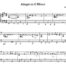 نت پیانو adagio in g minor albinoni