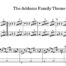نت پیانو the addams family theme